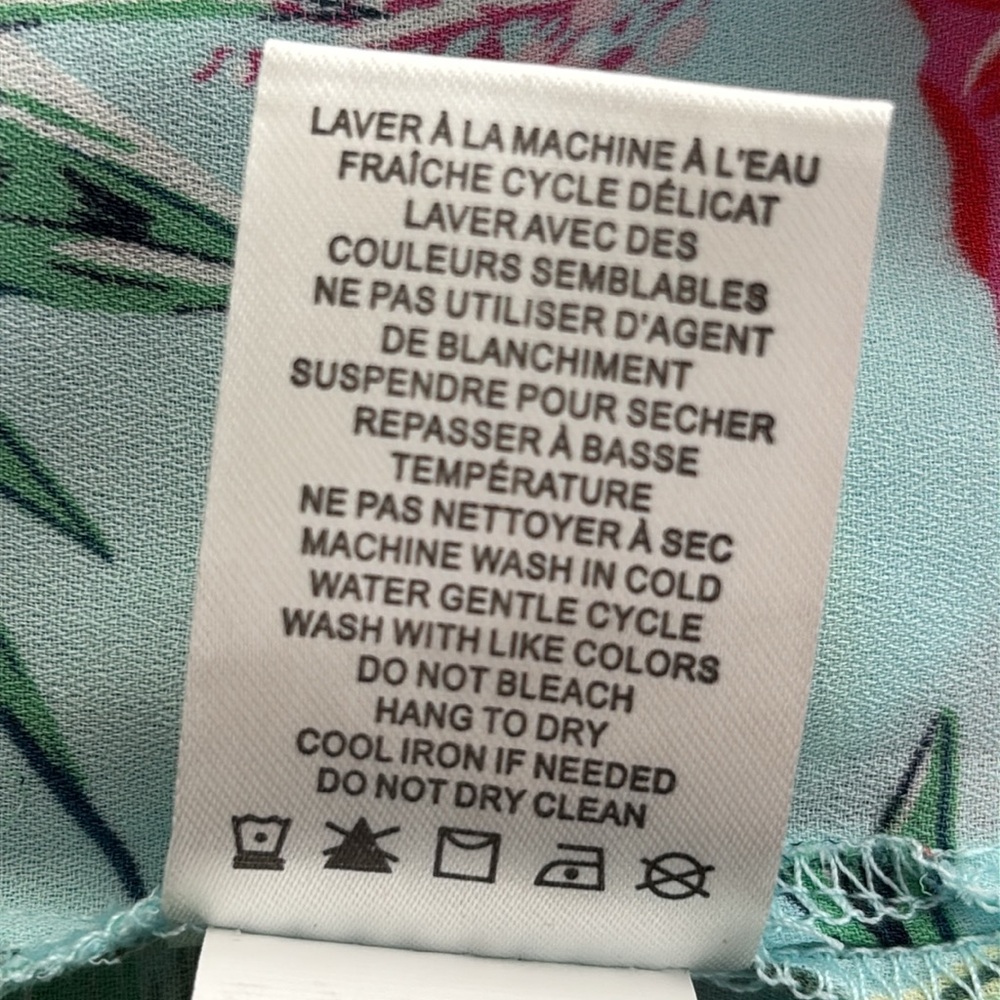 NWOT - Cupcake & Cashmere Floral Tropical PrintTop - Picture 7 of 10